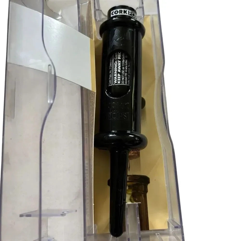 CORK POPS Wine Bottle Opener With Partial Cartridge